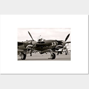 P-52 Lightning WW II Warbird Fighter Plane Posters and Art